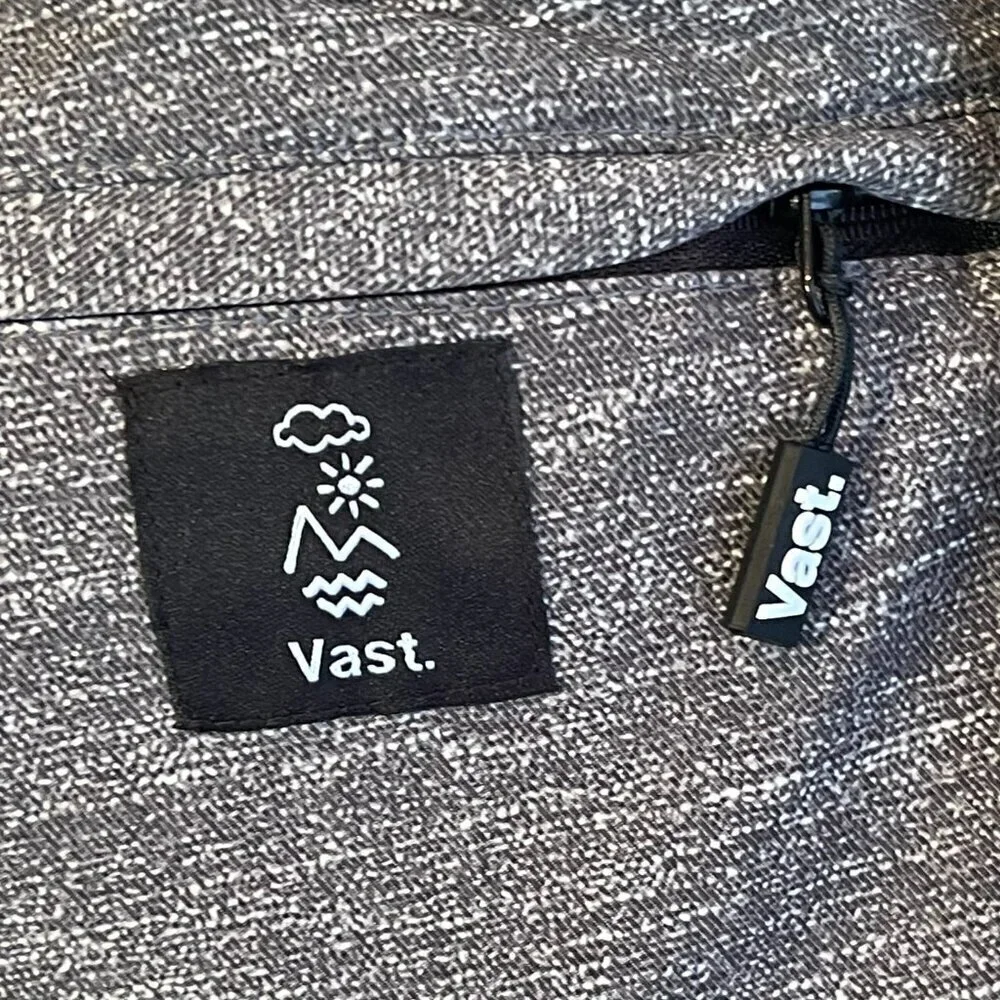 Vast Life Mens Athletic Volley Short, Heather Grey, Medium or XL - NWT